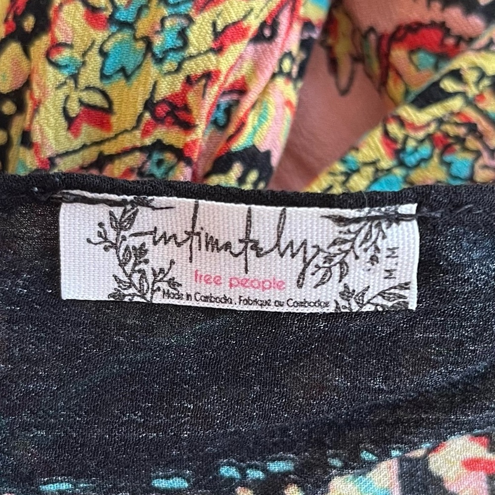 Free People Border Babe Printed Bodysuit - Picture 8 of 10